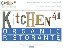 Tablet Screenshot of kitchen41.com